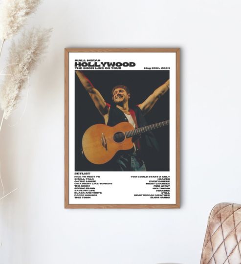 Discover Niall Horan Poster, The Show Live On Tour Hollywood Poster