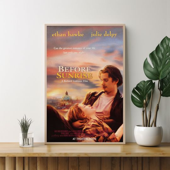 Discover Before Sunrise poster,Gift for Friends,Unique Wall Art,Custom Movie Poster,Movie Art,Room Decoration,Personalized Poster