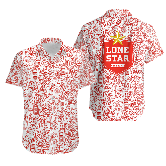 Discover Lone Star Beer Hawaiian Shirt
