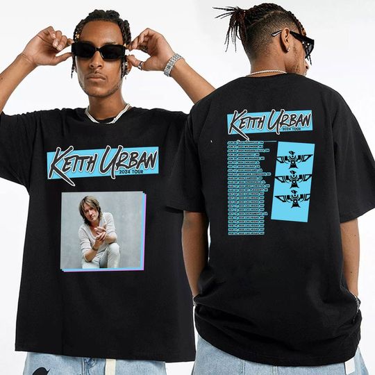 Discover Keith Urban Tour 2024 Shirt, Keith Urban 2024 Concert Tee