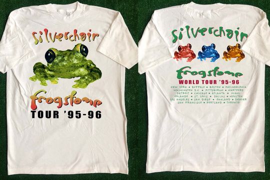 Discover Silverchair Frogstomp World Tour '95-96 T-Shirt - Classic Merchandise