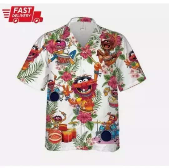 Discover Animal The Muppet All Over Print 3D Hawaiian Shirt