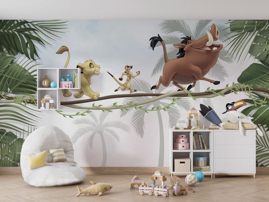 Discover Removable Lion King Kids Room Wallpaper Mural