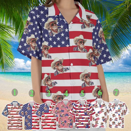 Discover President Trump Election Make 4th July Great Again Hawaiian Shirt, Independence Day