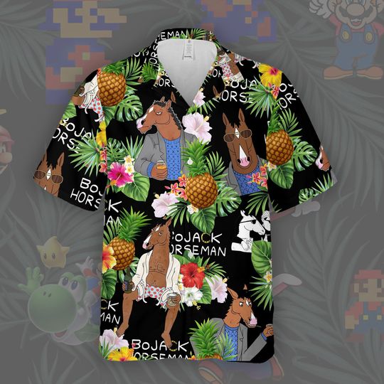 Discover BoJack Horseman Tropical Hawaiian Shirt