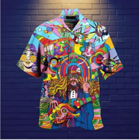 Discover Amazing Hippie HAWAII SHIRT 3D HAWAIIAN SHIRTS