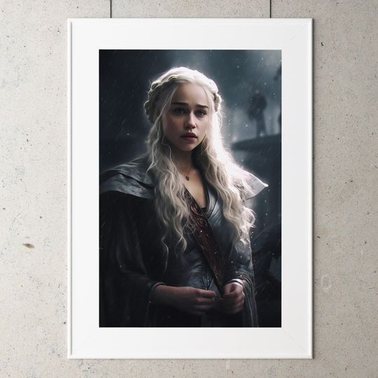 Discover Daenerys Targaryen Game of Thrones Digital | GoT Wall Art Print