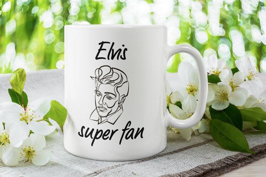 Discover Elvis Presley Super Fan Mug