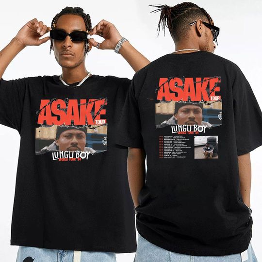Discover Asake Lungu Boy World Tour 2024 Shirt