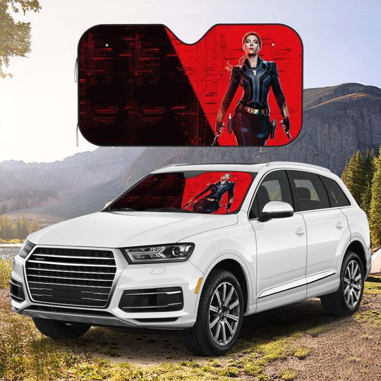 Discover Black Widow Car Sun Shade