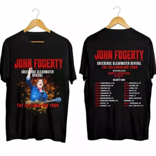 Discover John Fogerty The Celebration Tour 2024 Shirt, John Fogerty Fan Shirt