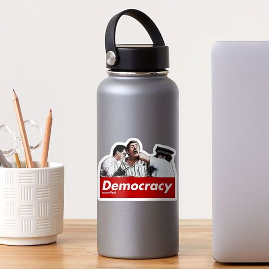 Discover Democracy Manifest A Succulent Chinese Meal Sticker