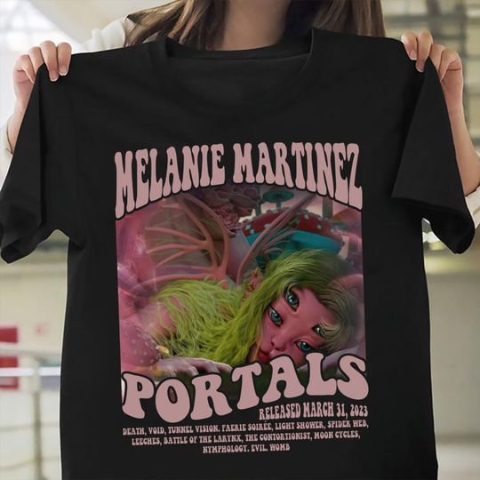 Discover Vintage Melanie Martinez Tour Shirt, Portals Tour 2024 Shirt, Portals Album Shirt