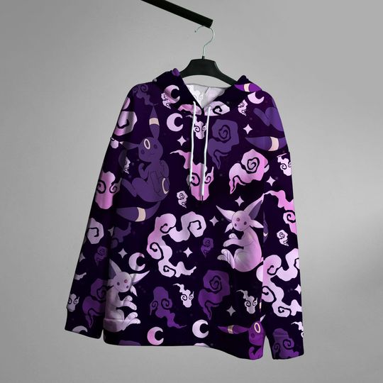 Discover Espeon Umbreon Anime Hoodie Shirt