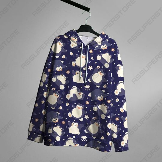 Discover Snorlax Anime Hoodie