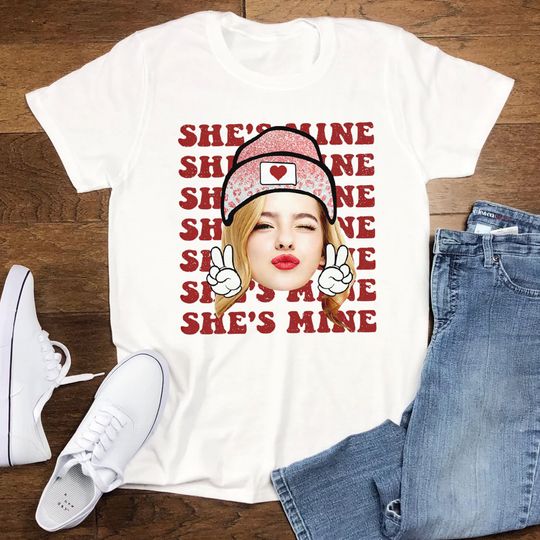 Discover Personalized Face Photo You Are Mine T-Shirt