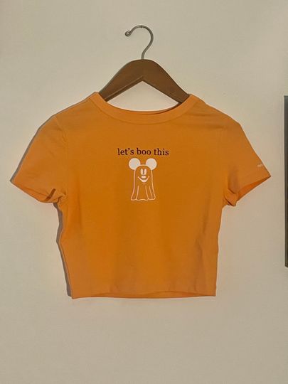 Discover Lets boo this crop Top