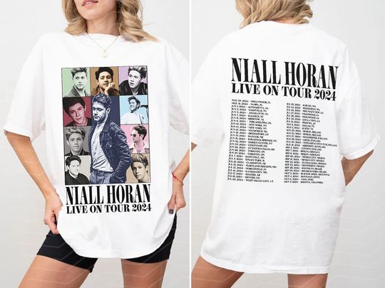 Discover T-shirt Niall Horan Live On Tour 2024, maglietta Niall Horan The Show Album