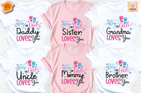 Discover Baby Gender Reveal Party Shirt for Baby Shower