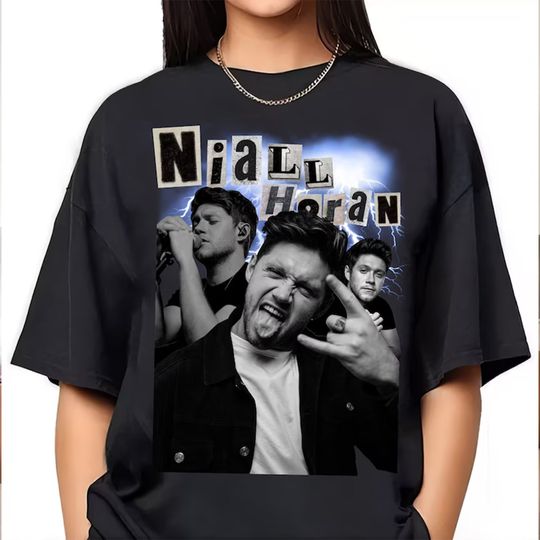 Discover Vintage Niall Horan 90s Bootleg Shirt, Niall Horan T-Shirt