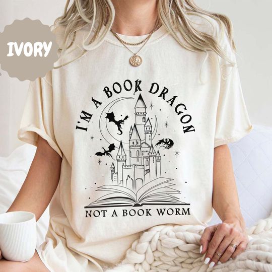 Discover Fantasy Dragon Book Lover Shirt - Booktok Merch