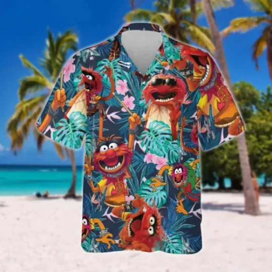 Discover The Muppet Aloha Hawaiian Shirt, Summer Beach Hawaiian Shirts