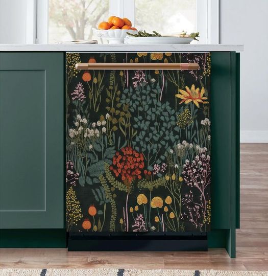 Discover Dishwasher  Cover Floral, Kitchen Dishwasher Cover
