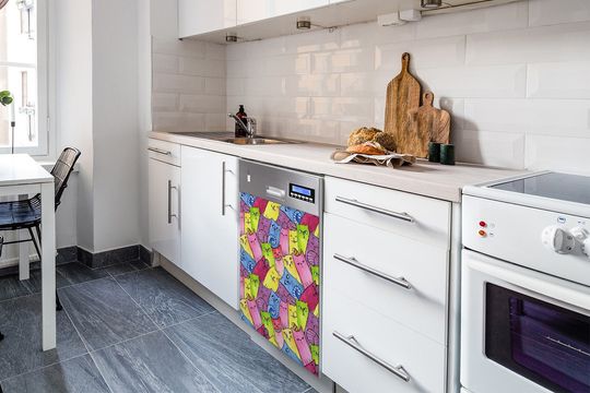 Discover Dishwasher  Cover Floral, Kitchen Dishwasher Cover