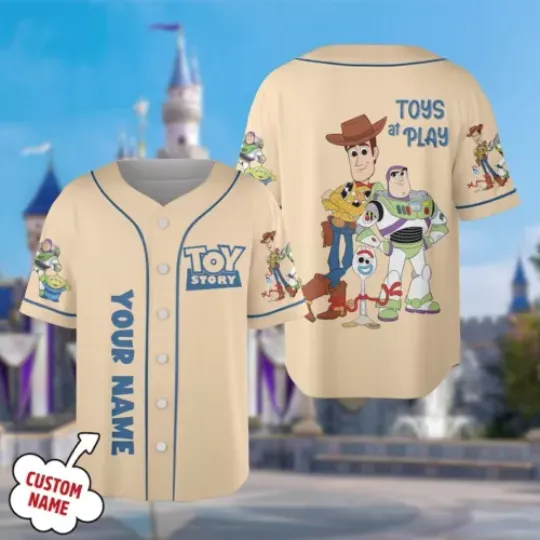 Discover Custom Cowboy - Toy Character Jerseys, Ideal for Kids' Birthdays and Sports Fan