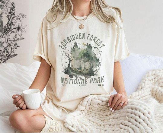 Discover Forbidden Forest Wizard  Shirt, National Park Wizard Shirt