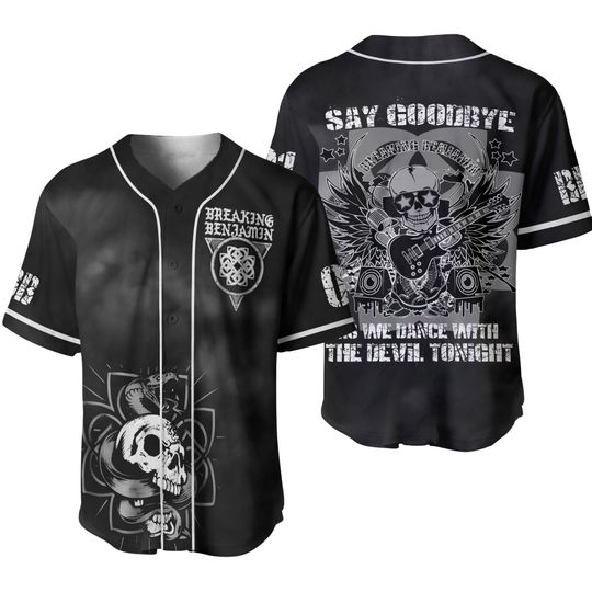 Discover Personalized Breaking Benjamin Dance With The Devil Baseball Jersey