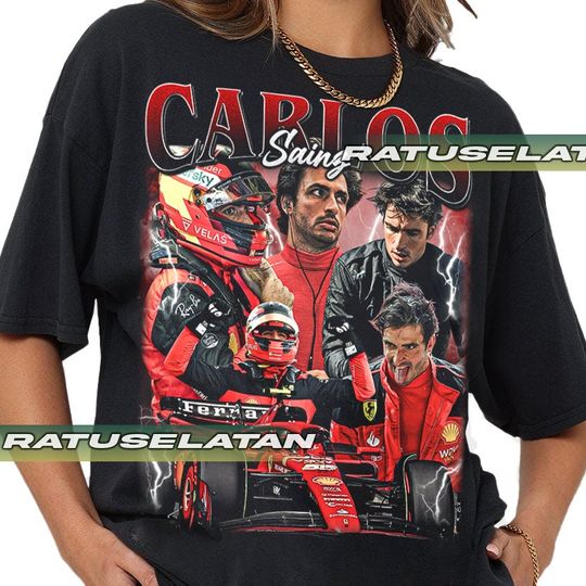 Discover Carlos Sainz Unisex Softstyle T-Shirt