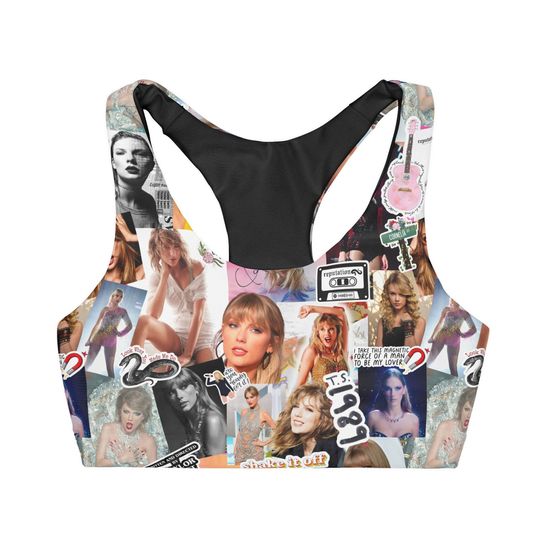 Discover Swiftie Girls Seamless Sports Bra