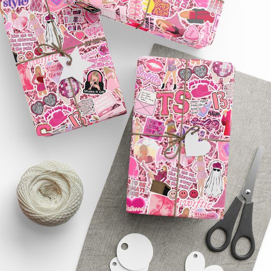 Discover Pink and Sparkle Swiftie Wrapping Paper