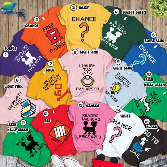Discover Monopoly Game Halloween Costume Shirts, Monopoly Game Cards