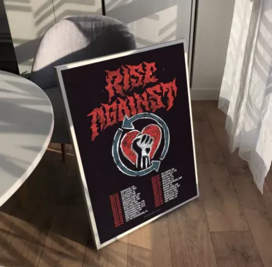 Discover Rise Against 2024 Tour Poster