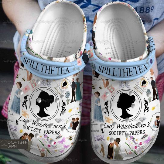 Discover Bridgerton Spill The Tea Clogs