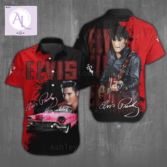 Discover Elvis 2024 Button Shirt
