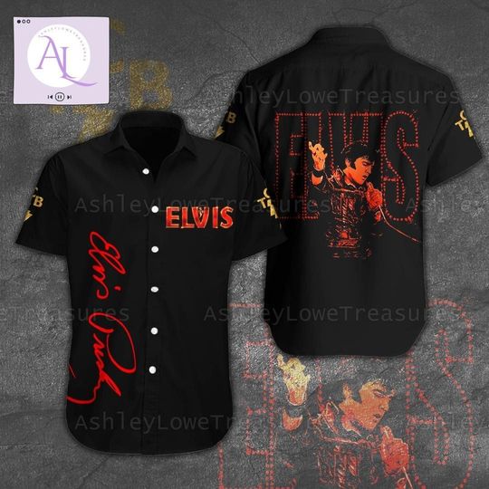 Discover Elvis Presley 2024 Button Shirt