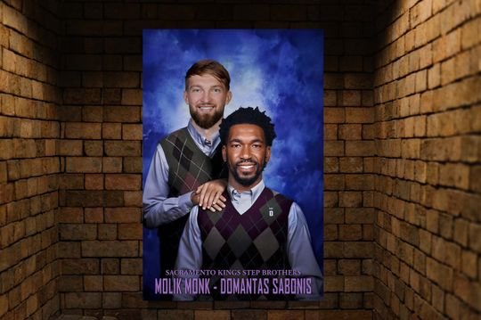 Discover Step Brothers Molik Monk Domantas Sabonis Vintage 90s Poster