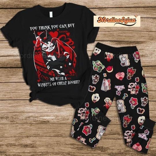 Discover Husk Hazbin Hotel You Think You Can Buy Me With A Winkets Of  Boozel Pajamas