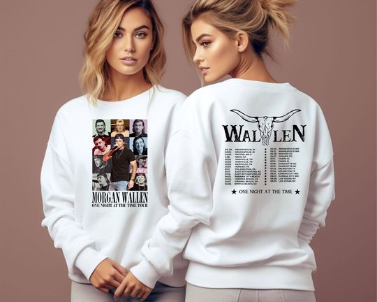 Discover Wallen Western Tour 2024 Sweatshirt - Concert Apparel