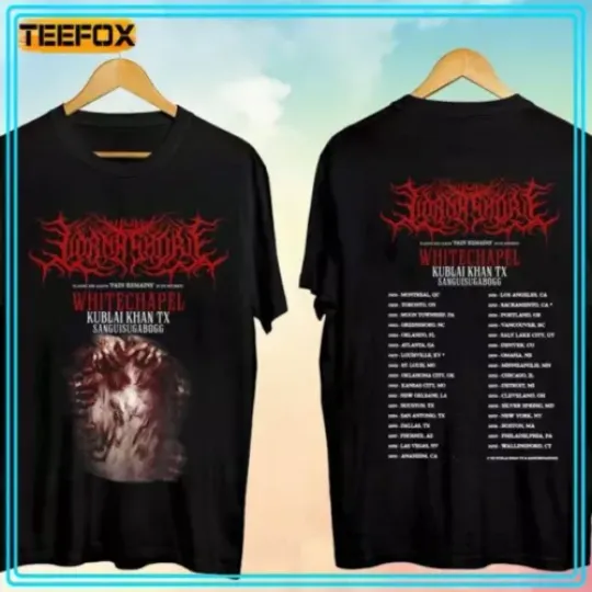 Discover Lorna Shore Fall Tour 2024 Music T-Shirt