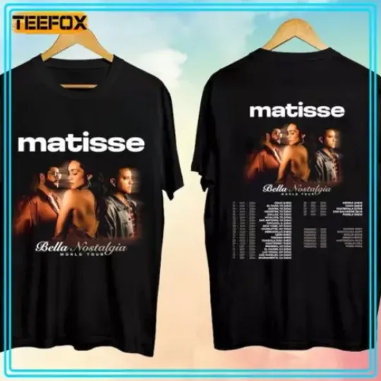 Discover Matisse Bella Nostalgia World Tour 2024 Unisex T-Shirt