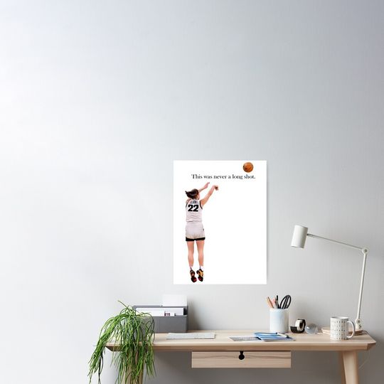 Discover Caitlin Clark Jumpshot Poster