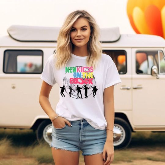 Discover Vintage NKOT Block Shirt, NK on The Block T-Shirt, Rock Concert Tee