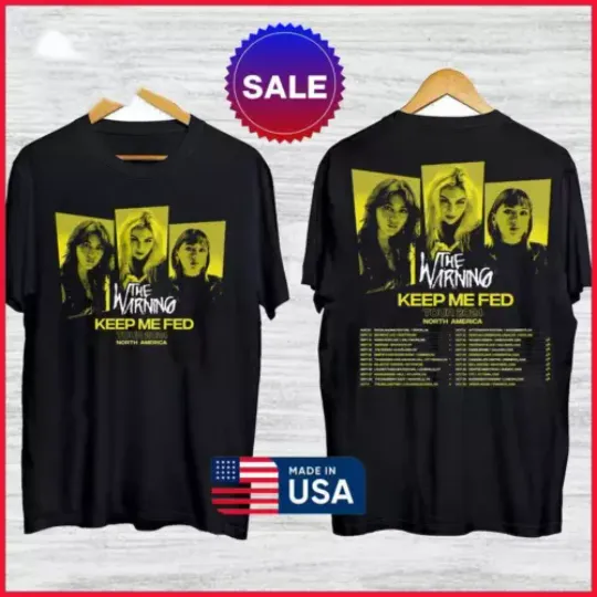 Discover The Warning Band Tour 2024 T-Shirt Unisex