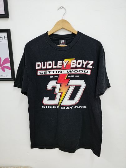 Discover Vintage Dudley Boyz Gettin Wood Wrestling Entertainment T-Shirt