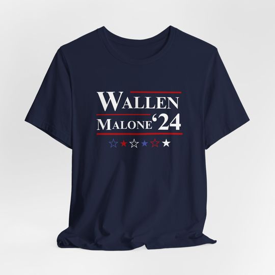 Discover Wallen Election Shirt, Post Malone Election Shirt, Wallen and Malone Shirt