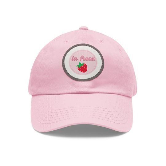Discover Dad Hat with Leather Patch (Round)